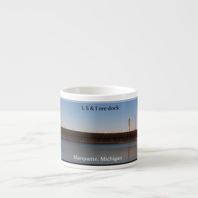 LS&I Ore Dock Marquette Espresso Tasse (Vorderseite)