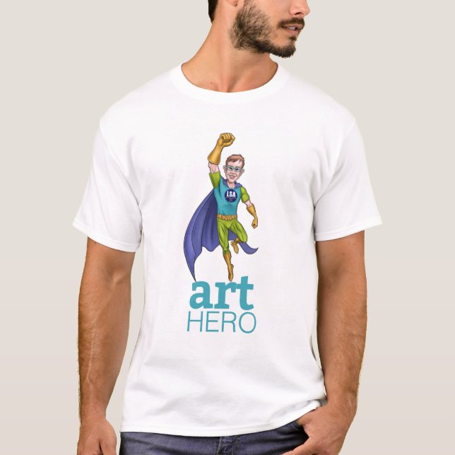 LSA Art Hero - T-shirt léger de base (Devant)