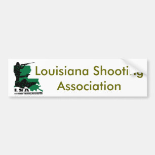 LSA-Logo, Louisiana-Schießen-Vereinigung Autoaufkleber