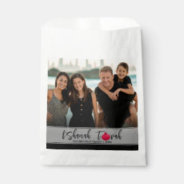 L'Shanah Tovah Pomegranate Elegant Script Photo Geschenktütchen