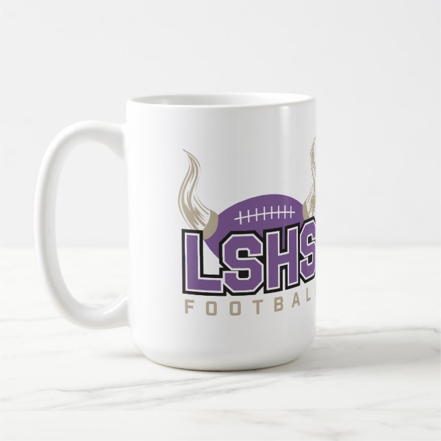 LSHS Vikings Football Kaffeetasse (Links)