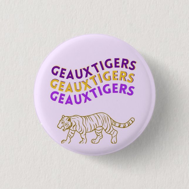 LSU Gameday-Knopf Button (Vorderseite)