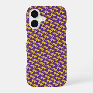 LSU Tigers iPhone 16 Fall - Lila & Gold Fall Hülle
