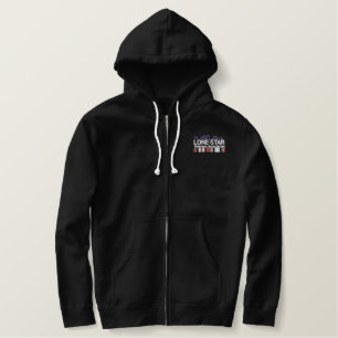 LSVA machen oben den Hoodie Reißverschluss zu Bestickter Hoodie