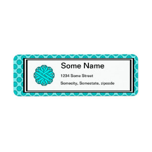 Lt Blue/Aquamarin Blume Ribbon von Kenneth Yoncich