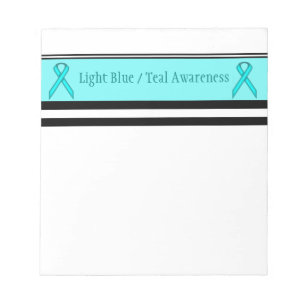 Lt Blue/Aquamarin Standard Ribbon bv Kenneth Yonci Notizblock