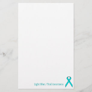 Lt Blue / Aquamarin Standard Ribbon von Kenneth Yo Briefpapier