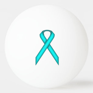 Lt Blue / Aquamarin Standard Ribbon von Kenneth Yo Tischtennisball