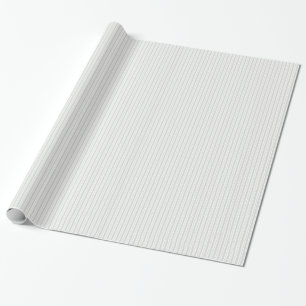 Lt Gray White Uneven Strip Pattern Geschenkpapier
