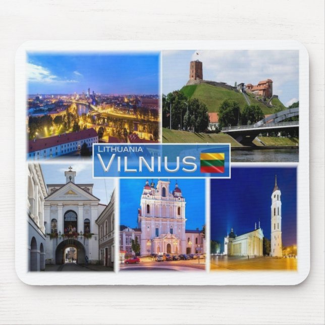 LT Litauen - Vilnius - Mousepad (Vorne)