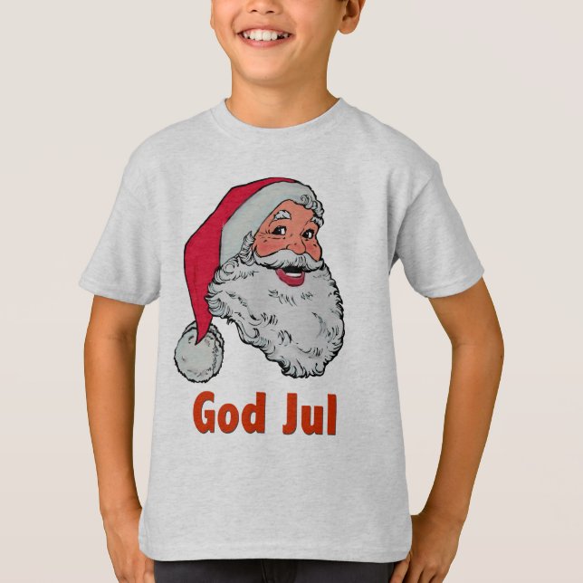 Lt T-Shirt suédois/de Norvégien Père Noël (Devant)
