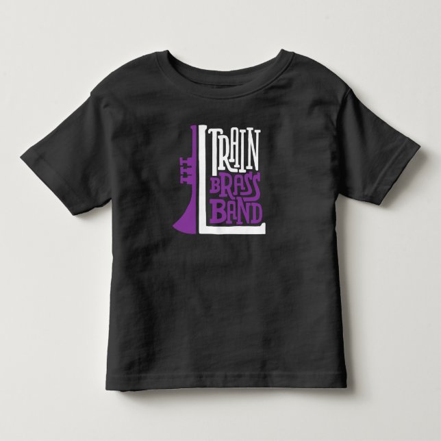 LTBB-Logo (weiß/lila) - Kleinkind & Baby - Kleinkind T-shirt (Vorderseite)
