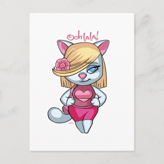 Lu Ooh La La Postkarte (Vorderseite)
