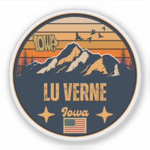 Lu Verne, Iowa, Vereinigte Staaten Aufkleber