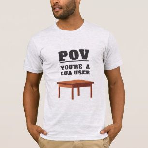 Lua-Tisch T-Shirt