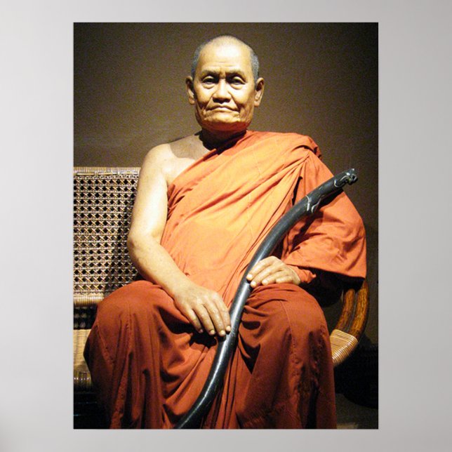 Luang Poo Cha Subhaddho ... Buddhistischer Mönch Poster (Vorne)