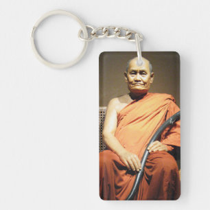 Luang Poo Cha Subhaddho ... Buddhistischer Mönch Schlüsselanhänger