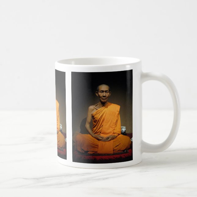Luang Por Kasem Khemako ... Buddhistischer Mönch Kaffeetasse (Rechts)