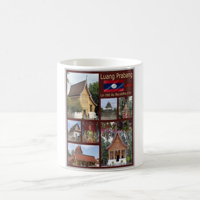 Luang Prabang - Laos - Mosaik - Kaffeetasse (Mittel)