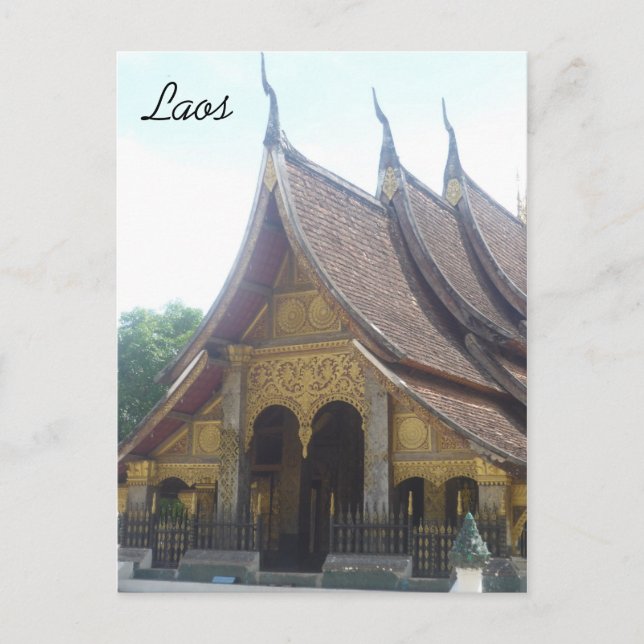 Luang Wat Postkarte (Vorderseite)