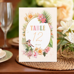 Luau 16 . Geburtstag Hula Tischnummer ID1092