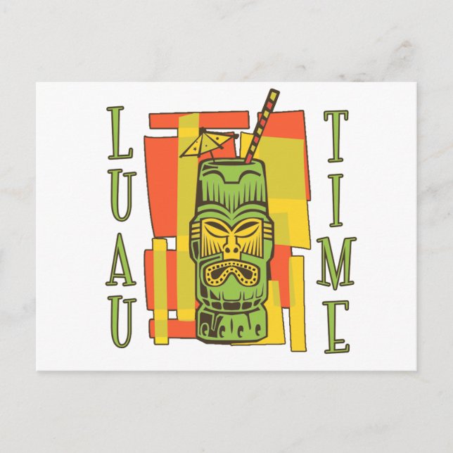 Luau 2 postkarte (Vorderseite)