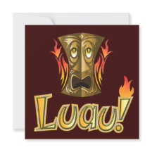 Luau 3 Party-Einladungen