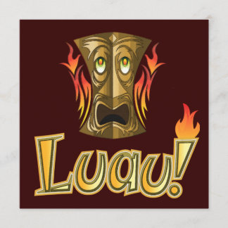 Luau 3 Party-Einladungen Einladung