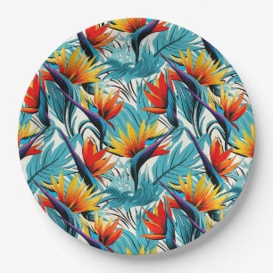 Luau Bird of Paradise Pappteller