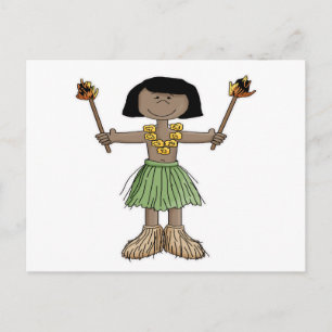 Luau Boy Postkarte