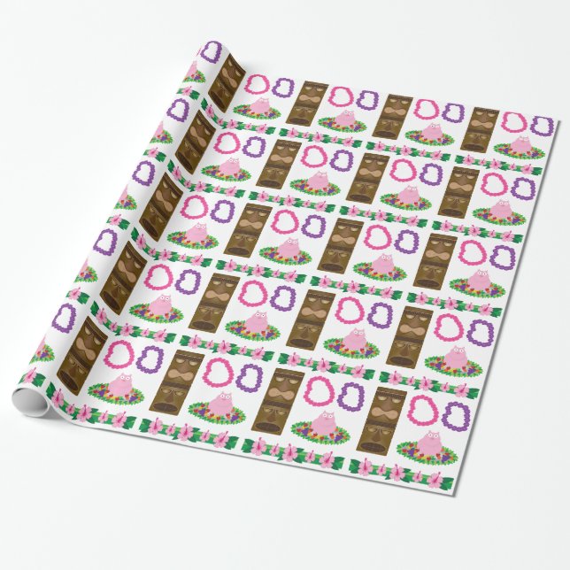Luau Geschenkpapier (Ungerollt)
