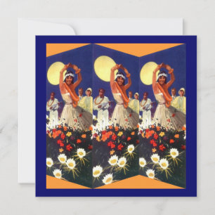 LUAU HULA DANCE FÊTE INVITATION ~EZ À CUSTOMISER!