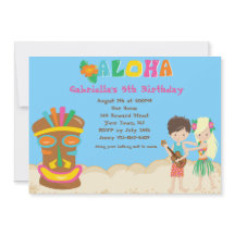 Luau mit Kindern und Tiki zum Geburtstag