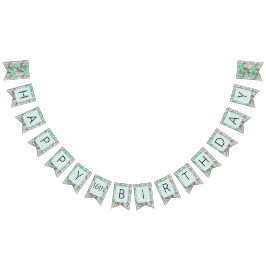 Luau Party Banner | Flamingos & Palms