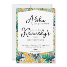 Luau Party Einladung | Ananas