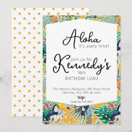 Luau Party Einladung | Ananas