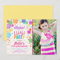 Luau Party Einladung Tropischer Geburtstag Aloha