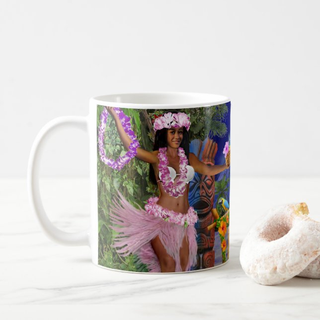 LUAU-PARTY KAFFEETASSE (Mit Donut)