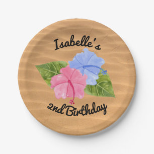 Luau Party Personalisierten Teller