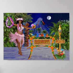 LUAU-PARTY POSTER