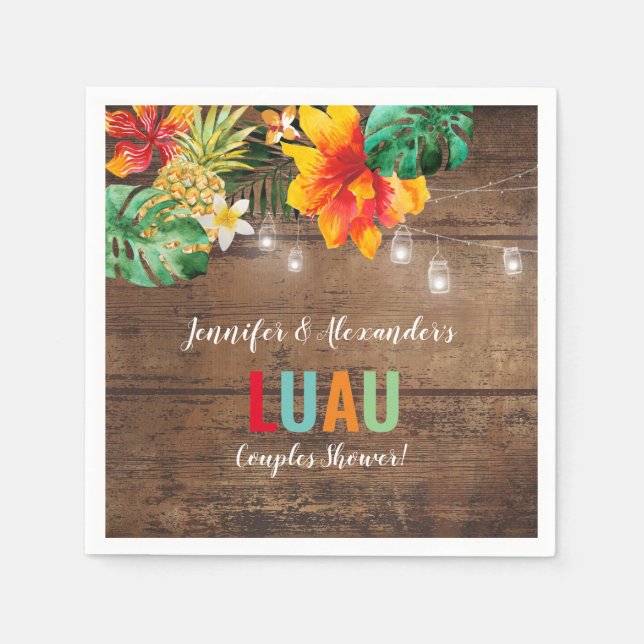 Luau Party Serviette (Vorderseite)