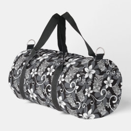 LUAU TIKI MUSTER (HOLZKOHLE) DUFFLE BAG