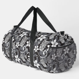 LUAU TIKI MUSTER (HOLZKOHLE) DUFFLE BAG