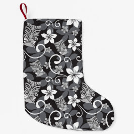 LUAU TIKI MUSTER (HOLZKOHLE) KLEINER WEIHNACHTSSTO WEIHNACHTSSTRUMPF