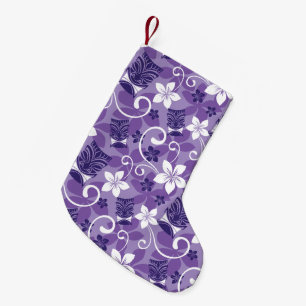 LUAU TIKI MUSTER (VIOLETT) KLEINER WEIHNACHTSSTRUMPF