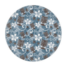 LUAU TIKI PATTERN (BLAU)