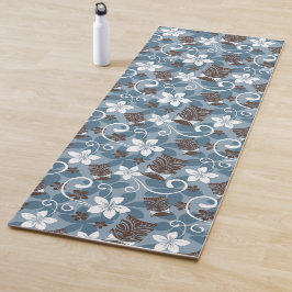 LUAU TIKI PATTERN (BLAU) YOGAMATTE
