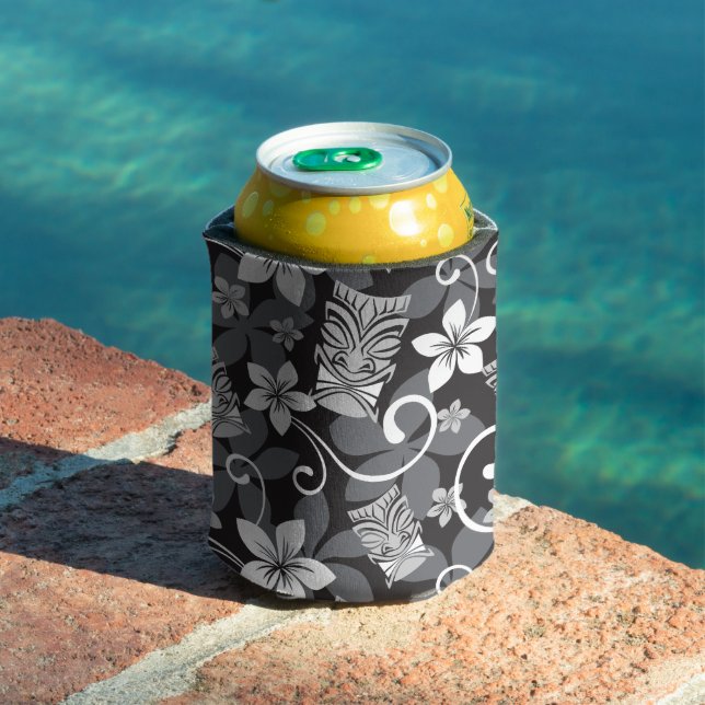 LUAU TIKI PATTERN (CHARCOAL) DOSENKÜHLER (In Situ Pool)