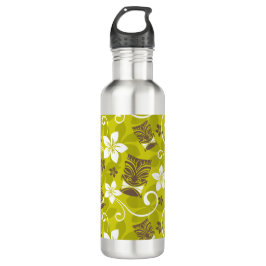 LUAU TIKI PATTERN EDELSTAHLFLASCHE