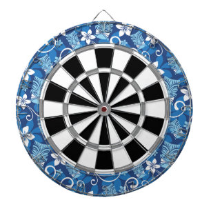 LUAU TIKI PATTERN (HELLBLAU) DARTSCHEIBE